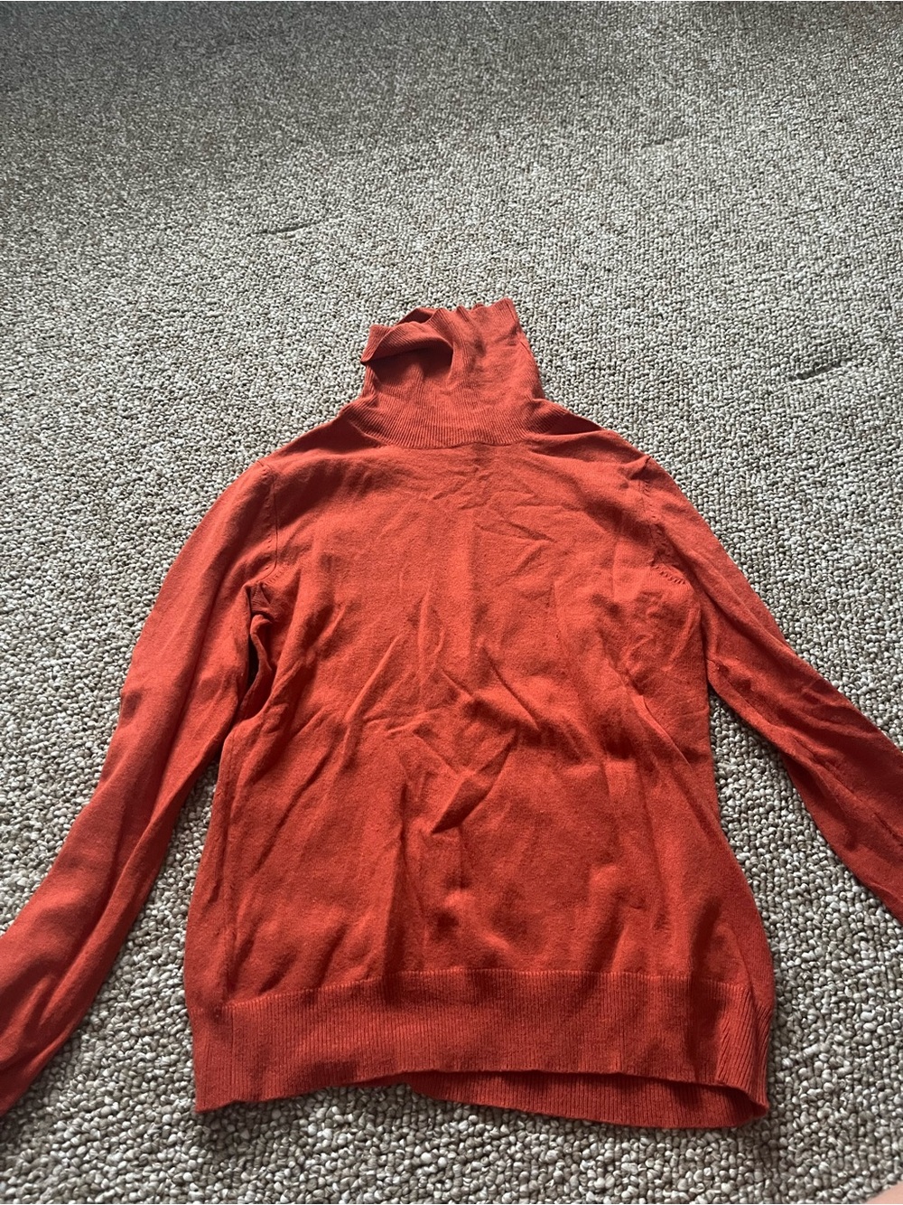 Banana Republic Orange Turtleneck Sweater